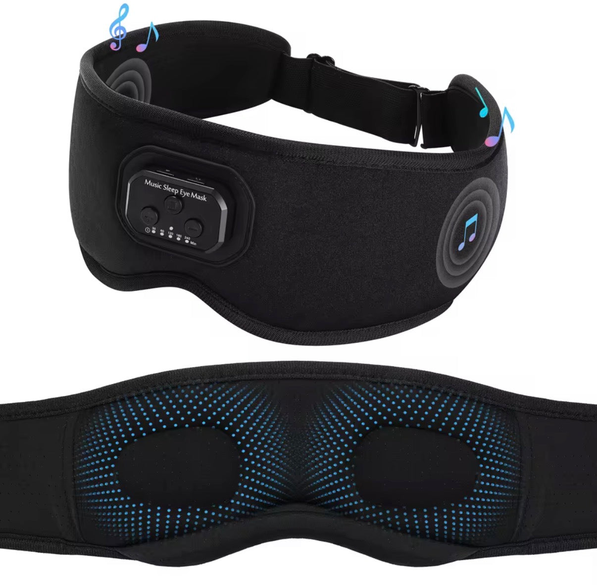 Antifaz para Dormir con Bluetooth.