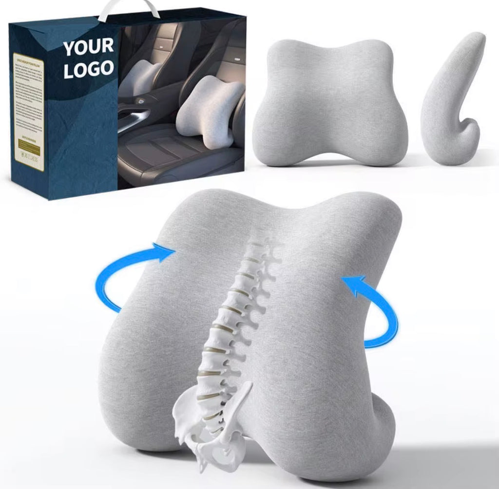 Almohada Ergonómica de Soporte Lumbar.